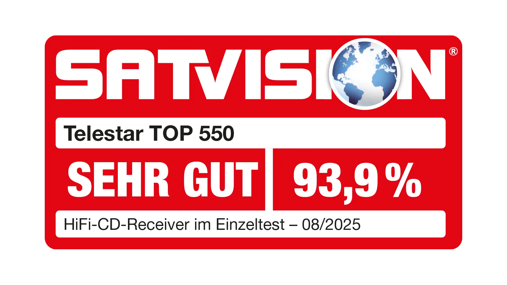 TELESTAR TOP 550 Testlogo Satvision