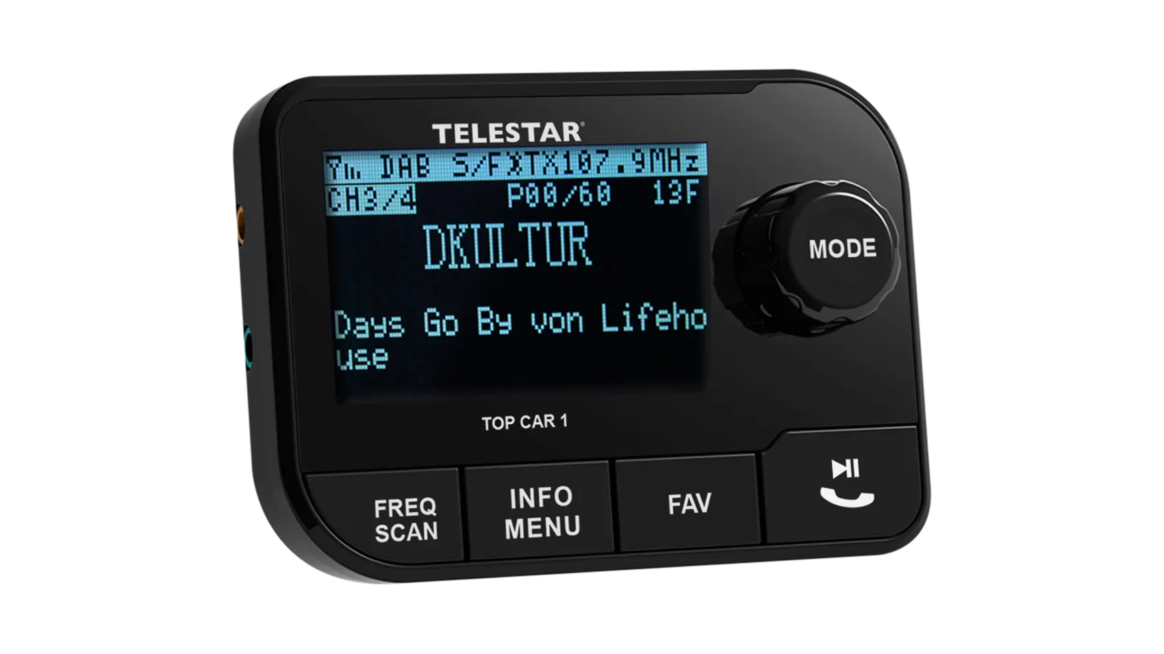 TELESTAR TOP CAR 1 DAB+ Auto Adapter mit Bluetooth