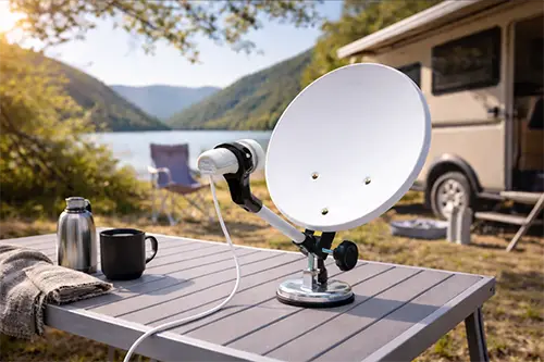 Mobile Sat Antennen für Camping und mobilen Einsatz