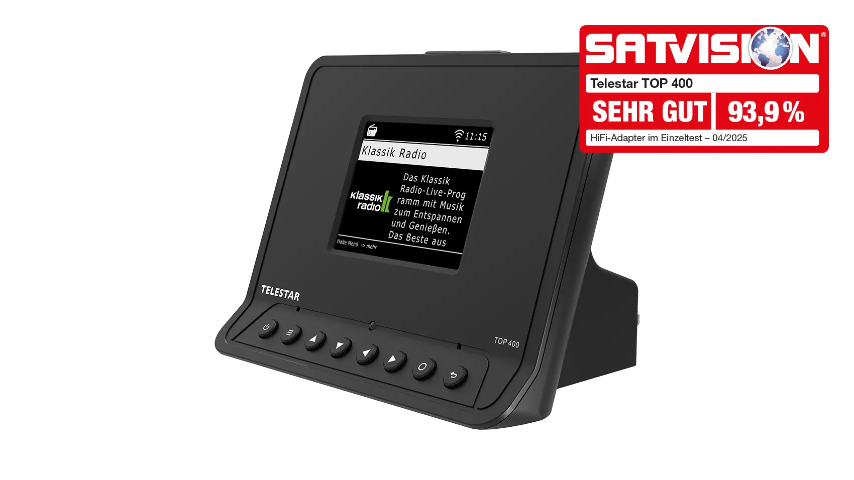 TELESTAR TOP 400 Radio- und Streaming-Adapter zur Erweiterung von HiFi-Anlagen