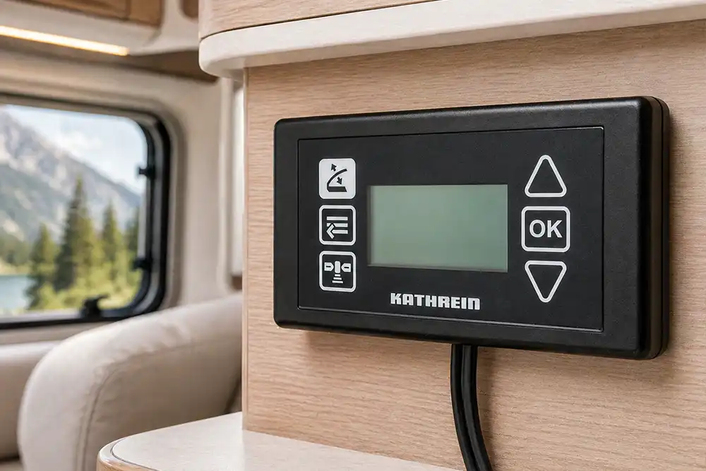 Bedienpanel für Camping Sat-Anlage im Wohnmobil