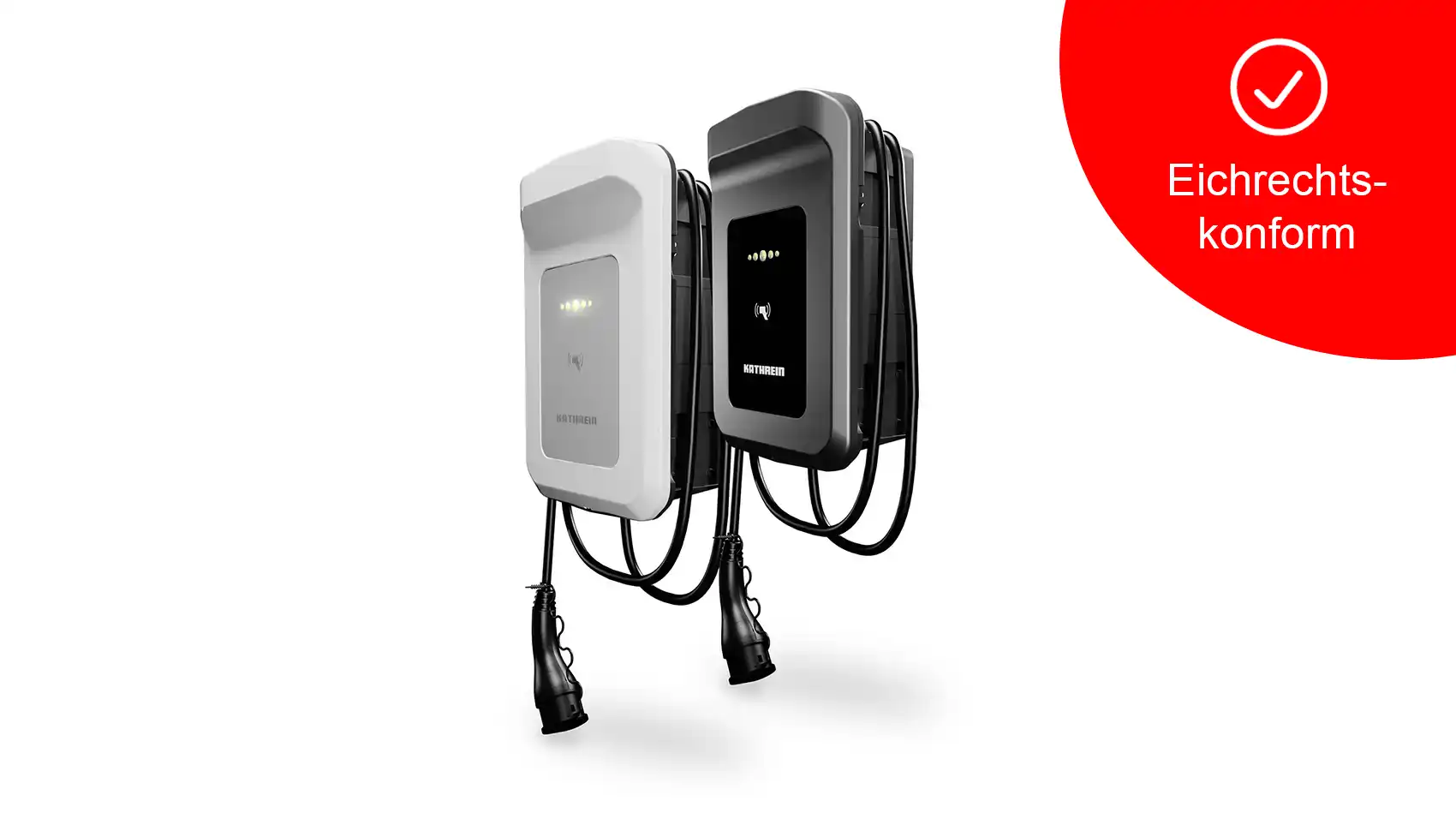Eichrechtskonforme KATHREIN Wallbox KWB-AC60 E mit LTE